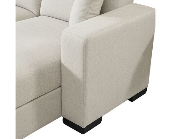 Γωνιακός καναπές-κρεβάτι αναστρέψιμος Dumma pakoworld ύφασμα κρεμ 226x148x86εκ - ΚΑΝΑΠΕΔΕΣ-ΣΑΛΟΝΙΑ στο Milonadakis.gr