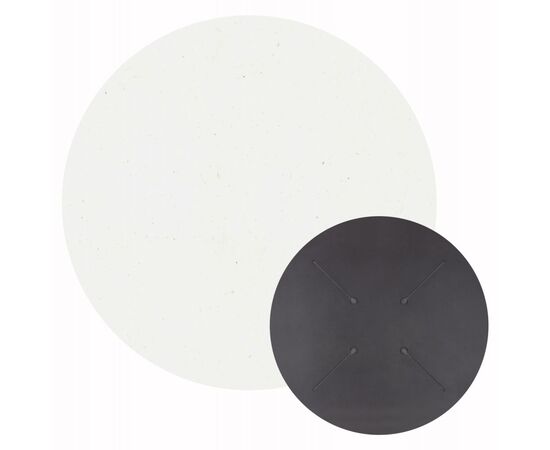 ΕΠΙΦΑΝΕΙΑ ΤΡΑΠΕΖΙΟΥ HPL ΣΤΡΟΓΓΥΛΗ HM5841.23 WHITE Φ60εκ. - ΚΑΠΑΚΙΑ HPL στο Milonadakis.gr