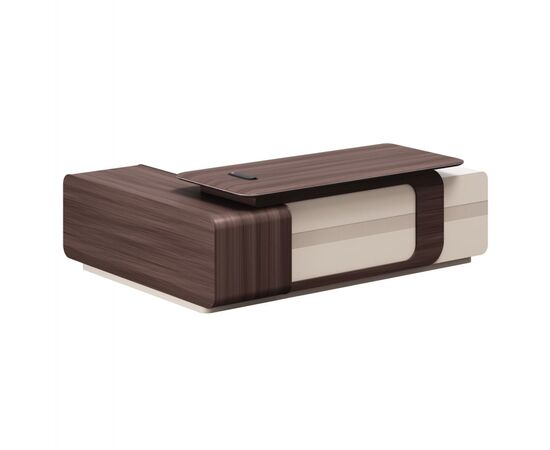 ΓΡΑΦΕΙΟ ΔΕΞΙΑ ΓΩΝΙΑ ΣΕΙΡΑ PRESIDENT HM2146R ΜΕΛΑΜΙΝΗ ΣΕ ΚΑΡΥΔΙ-ΜΠΕΖ 240x180x76Υεκ - ΓΡΑΦΕΙΑ στο Milonadakis.gr