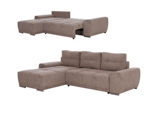 ΚΑΝΑΠΕΣ ΚΡΕΒΑΤΙ ΑΡΙΣΤΕΡΗ ΓΩΝΙΑ COMFYRA HM3336.03L ΜΠΕΖ ΥΦΑΣΜΑ 268x180x83Υεκ - ΚΑΝΑΠΕΔΕΣ-ΣΑΛΟΝΙΑ στο Milonadakis.gr