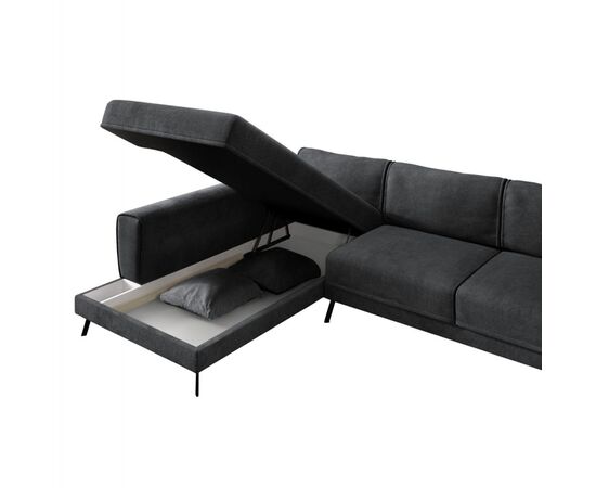 ΚΑΝΑΠΕΣ ΚΡΕΒΑΤΙ ΑΡΙΣΤΕΡΗ ΓΩΝΙΑ ZENORA HM3337.01L ΣΚΟΥΡΟ ΓΚΡΙ ΥΦΑΣΜΑ 304x212x80Υεκ - ΚΑΝΑΠΕΔΕΣ-ΣΑΛΟΝΙΑ στο Milonadakis.gr