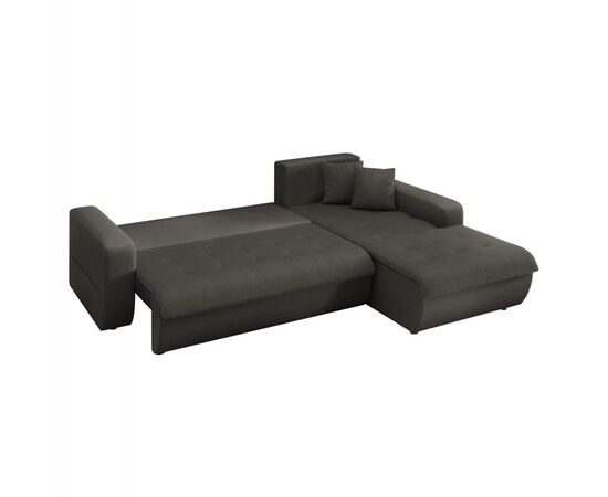 ΚΑΝΑΠΕΣ ΚΡΕΒΑΤΙ ΔΕΞΙΑ ΓΩΝΙΑ KANSO HM3338.01R ΓΚΡΙ ΥΦΑΣΜΑ 244x188x80Υεκ - ΚΑΝΑΠΕΔΕΣ-ΣΑΛΟΝΙΑ στο Milonadakis.gr