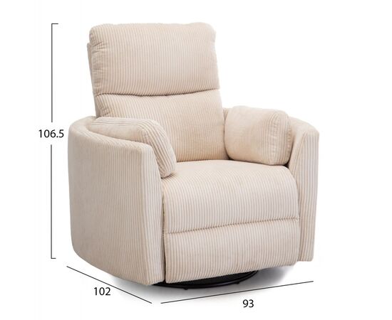 ΠΟΛΥΘΡΟΝΑ ΘΗΛΑΣΜΟΥ/RELAX VELMORA HM3300.03 ΜΠΕΖ ΚΟΤΛΕ ΥΦΑΣΜΑ 93x102x106.5Υεκ - ΚΑΡΕΚΛΕΣ - ΠΟΛΥΘΡΟΝΕΣ ΕΣ. στο Milonadakis.gr