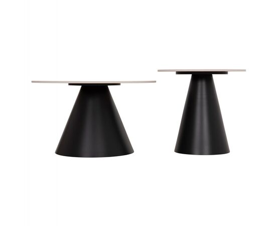 ΤΡΑΠΕΖΙΑ ΣΑΛΟΝΙΟΥ RIDGE(X) HM18307.02 SINTERED STONE TOPS--ΒΑΣΕΙΣ ΜΑΥΡΕΣ Φ50 & Φ70 - ΤΡΑΠΕΖΑΚΙΑ ΣΑΛΟΝΙΟΥ στο Milonadakis.gr