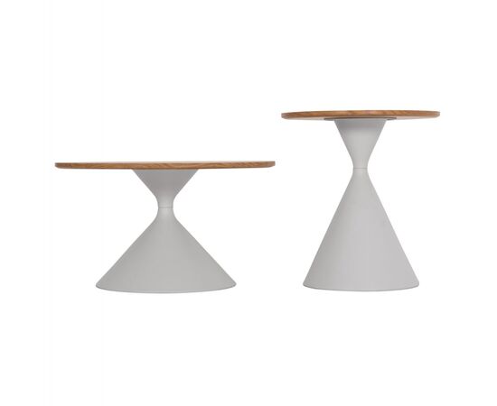 ΤΡΑΠΕΖΙΑ ΣΑΛΟΝΙΟΥ JENNEL(X) HM18308.01 ΜΕΤΑΛΛΟ ΛΕΥΚΟ--MDF ΣΕ ΦΥΣΙΚΟ Φ50εκ & Φ70εκ - ΤΡΑΠΕΖΑΚΙΑ ΣΑΛΟΝΙΟΥ στο Milonadakis.gr