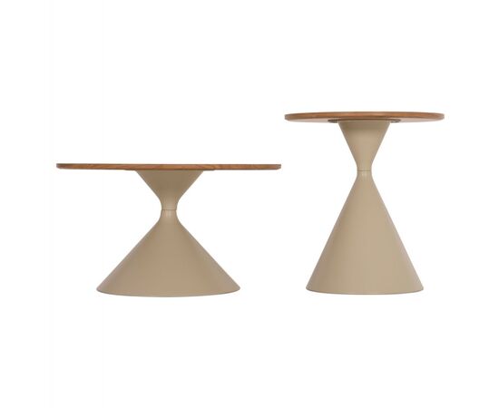 ΤΡΑΠΕΖΙΑ ΣΑΛΟΝΙΟΥ JENNEL(X) HM18308.04 ΜΕΤΑΛΛΟ ΣΑΜΠΑΝΙ--MDF ΣΕ ΦΥΣΙΚΟ Φ50εκ & Φ70εκ - ΤΡΑΠΕΖΑΚΙΑ ΣΑΛΟΝΙΟΥ στο Milonadakis.gr