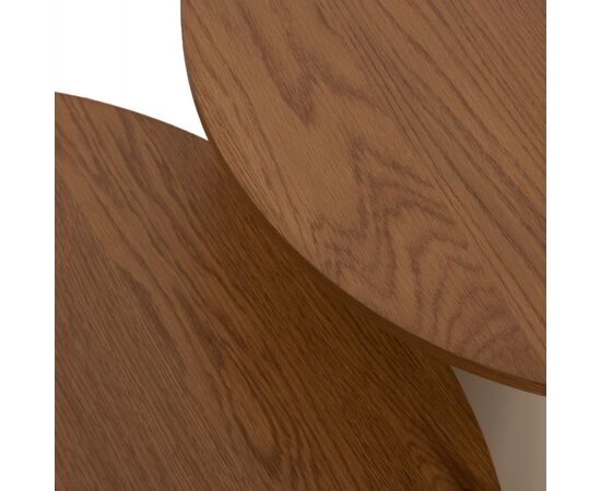 ΤΡΑΠΕΖΙΑ ΣΑΛΟΝΙΟΥ JENNEL(X) HM18308.04 ΜΕΤΑΛΛΟ ΣΑΜΠΑΝΙ--MDF ΣΕ ΦΥΣΙΚΟ Φ50εκ & Φ70εκ - ΤΡΑΠΕΖΑΚΙΑ ΣΑΛΟΝΙΟΥ στο Milonadakis.gr