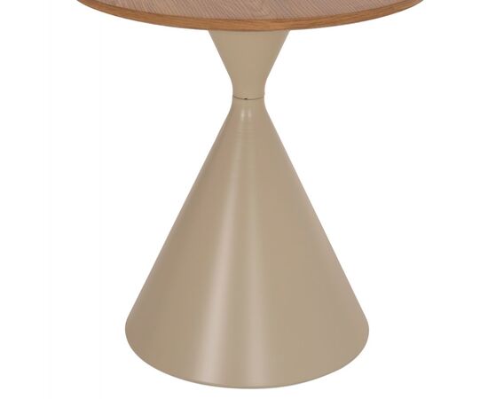 ΤΡΑΠΕΖΙΑ ΣΑΛΟΝΙΟΥ JENNEL(X) HM18308.04 ΜΕΤΑΛΛΟ ΣΑΜΠΑΝΙ--MDF ΣΕ ΦΥΣΙΚΟ Φ50εκ & Φ70εκ - ΤΡΑΠΕΖΑΚΙΑ ΣΑΛΟΝΙΟΥ στο Milonadakis.gr