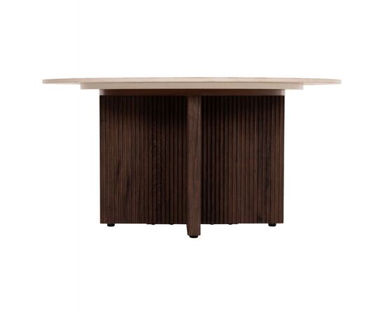 ΤΡΑΠΕΖΙ ΣΑΛΟΝΙΟΥ SKY HM18329 ΚΕΡΑΜΙΚΟ TOP ΟΨΗ ΤΡΑΒΕΡΤΙΝΑΣ-MDF ΒΑΣΗ Φ80x40Υεκ. - ΤΡΑΠΕΖΑΚΙΑ ΣΑΛΟΝΙΟΥ στο Milonadakis.gr