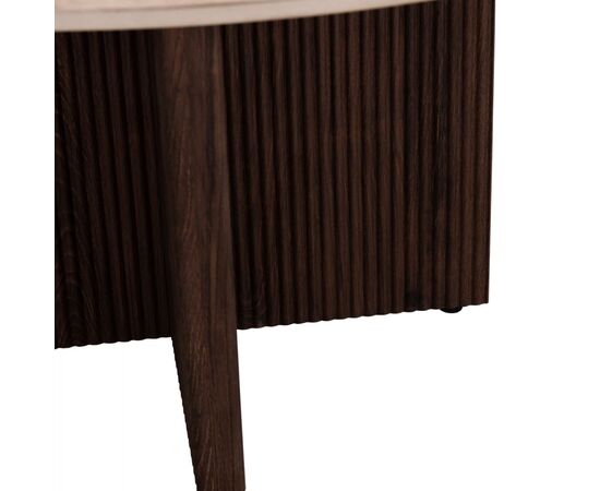 ΤΡΑΠΕΖΙ ΣΑΛΟΝΙΟΥ SKY HM18329 ΚΕΡΑΜΙΚΟ TOP ΟΨΗ ΤΡΑΒΕΡΤΙΝΑΣ-MDF ΒΑΣΗ Φ80x40Υεκ. - ΤΡΑΠΕΖΑΚΙΑ ΣΑΛΟΝΙΟΥ στο Milonadakis.gr