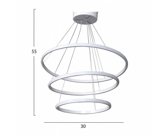 ΦΩΤΙΣΤΙΚΟ ΟΡΟΦΗΣ LED ΛΕΥΚΟ HM7510.01 30x28x55 εκ. - ΦΩΤΙΣΤΙΚΑ ΟΡΟΦΗΣ στο Milonadakis.gr