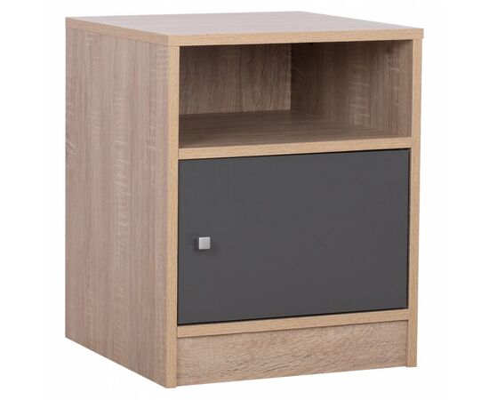 ΚΟΜΟΔΙΝΟ ΜΕΛΑΜΙΝΗΣ MALORY SONAMA-ΓΚΡΙ 40x40x50Yεκ.HM2205.04 - ΚΟΜΟΔΙΝΑ στο Milonadakis.gr