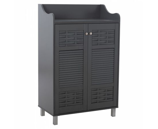 ΠΑΠΟΥΤΣΟΘΗΚΗ-ΝΤΟΥΛΑΠΙ KAILENA ΞΥΛΙΝΗ HM2230.10 ΓΚΡΙ 77x40x121,5 εκ. - ΝΤΟΥΛΑΠΙΑ - ΠΑΠΟΥΤΣΟΘΗΚΕΣ στο Milonadakis.gr