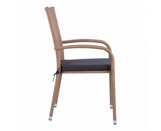 ΠΟΛΥΘΡΟΝΑ ΜΕΤΑΛΛΙΚΗ ANISHA HM5685.02 ΜΕ ΜΑΞΙΛΑΡΙ WICKER ΚΑΦΕ-ΜΟΚΑ ΣΤΟΙΒ/ΜΕΝΗ 56x60x94 εκ. - ΚΑΡΕΚΛΕΣ - ΠΟΛΥΘΡΟΝΕΣ στο Milonadakis.gr