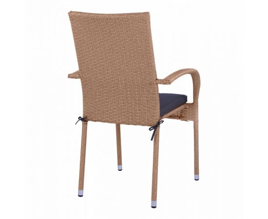 ΠΟΛΥΘΡΟΝΑ ΜΕΤΑΛΛΙΚΗ ANISHA HM5685.02 ΜΕ ΜΑΞΙΛΑΡΙ WICKER ΚΑΦΕ-ΜΟΚΑ ΣΤΟΙΒ/ΜΕΝΗ 56x60x94 εκ. - ΚΑΡΕΚΛΕΣ - ΠΟΛΥΘΡΟΝΕΣ στο Milonadakis.gr