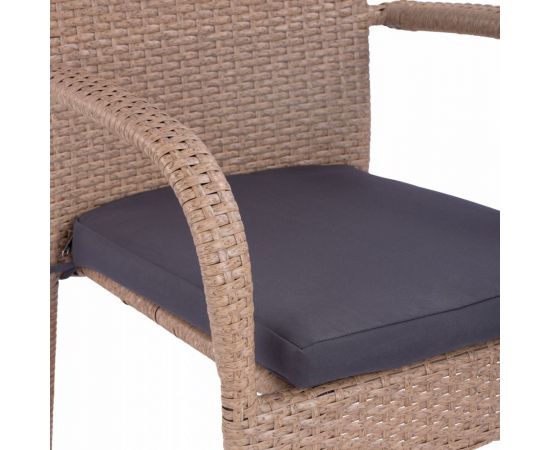 ΠΟΛΥΘΡΟΝΑ ΜΕΤΑΛΛΙΚΗ ANISHA HM5685.02 ΜΕ ΜΑΞΙΛΑΡΙ WICKER ΚΑΦΕ-ΜΟΚΑ ΣΤΟΙΒ/ΜΕΝΗ 56x60x94 εκ. - ΚΑΡΕΚΛΕΣ - ΠΟΛΥΘΡΟΝΕΣ στο Milonadakis.gr