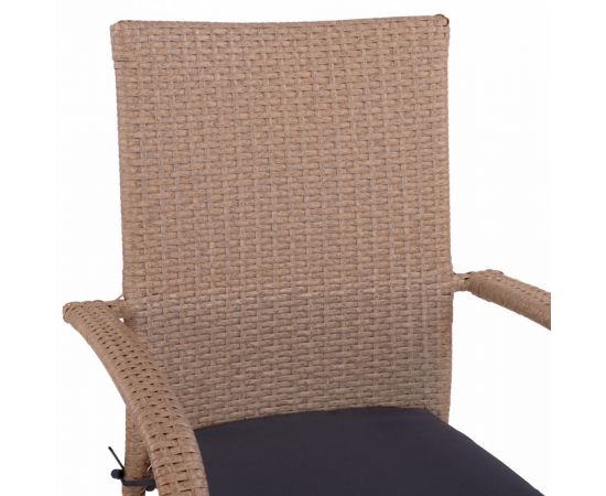ΠΟΛΥΘΡΟΝΑ ΜΕΤΑΛΛΙΚΗ ANISHA HM5685.02 ΜΕ ΜΑΞΙΛΑΡΙ WICKER ΚΑΦΕ-ΜΟΚΑ ΣΤΟΙΒ/ΜΕΝΗ 56x60x94 εκ. - ΚΑΡΕΚΛΕΣ - ΠΟΛΥΘΡΟΝΕΣ στο Milonadakis.gr