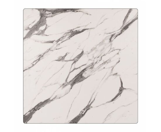 ΕΠΙΦΑΝΕΙΑ ΤΡΑΠΕΖΙΟΥ HPL HM5837.11 MARBLE WHITE-GREY 60x60 εκ. ΠΑΧΟΥΣ 12mm. - ΚΑΠΑΚΙΑ HPL στο Milonadakis.gr