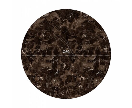 ΕΠΙΦΑΝΕΙΑ ΤΡΑΠΕΖΙΟΥ HPL HM5841.14 BROWN MARBLE Φ60 εκ. ΠΑΧΟΥΣ 12mm. - ΚΑΠΑΚΙΑ HPL στο Milonadakis.gr