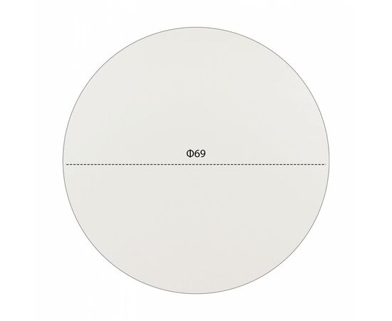 ΕΠΙΦΑΝΕΙΑ ΤΡΑΠΕΖΙΟΥ HPL HM5842.02 ΛΕΥΚΗ Φ69 εκ. ΠΑΧΟΥΣ 12mm. - ΚΑΠΑΚΙΑ HPL στο Milonadakis.gr