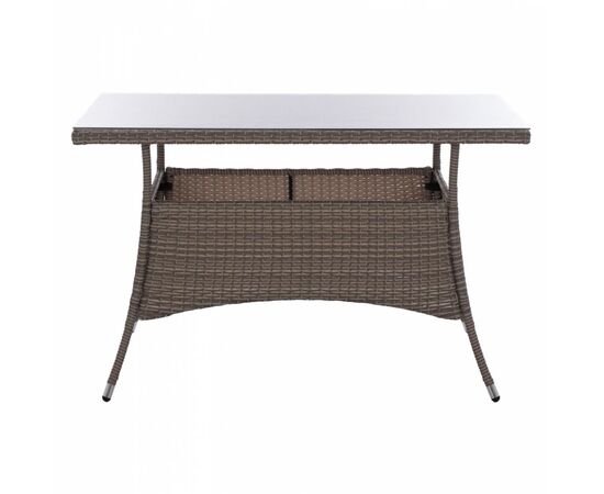 ΤΡΑΠΕΖΙ ΜΕΤΑΛΛΙΚΟ MILITARY RATTAN ΓΚΡΙ HM5141.31 120x70x75Υ εκ. - ΤΡΑΠΕΖΙΑ ΕΞ. ΧΩΡΟΥ στο Milonadakis.gr