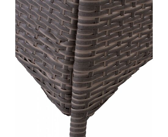 ΤΡΑΠΕΖΙ ΜΕΤΑΛΛΙΚΟ MILITARY RATTAN ΓΚΡΙ HM5141.31 120x70x75Υ εκ. - ΤΡΑΠΕΖΙΑ ΕΞ. ΧΩΡΟΥ στο Milonadakis.gr