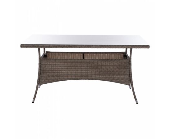ΤΡΑΠΕΖΙ ΜΕΤΑΛΛΙΚΟ MINSK RATTAN ΓΚΡΙ HM5507.01 150x90x75Υ εκ. - ΤΡΑΠΕΖΙΑ ΕΞ. ΧΩΡΟΥ στο Milonadakis.gr