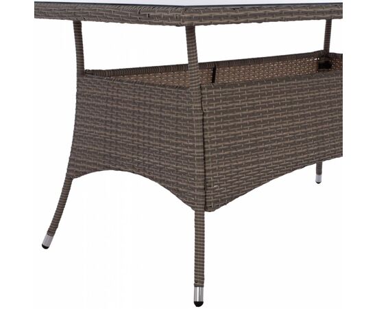 ΤΡΑΠΕΖΙ ΜΕΤΑΛΛΙΚΟ MINSK RATTAN ΓΚΡΙ HM5507.01 150x90x75Υ εκ. - ΤΡΑΠΕΖΙΑ ΕΞ. ΧΩΡΟΥ στο Milonadakis.gr