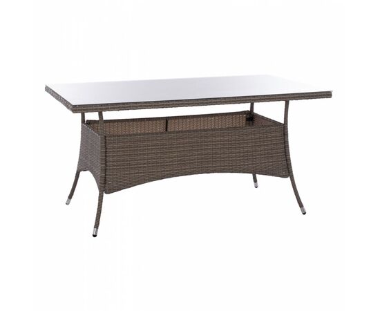 ΤΡΑΠΕΖΙ ΜΕΤΑΛΛΙΚΟ MINSK RATTAN ΓΚΡΙ HM5507.01 150x90x75Υ εκ. - ΤΡΑΠΕΖΙΑ ΕΞ. ΧΩΡΟΥ στο Milonadakis.gr