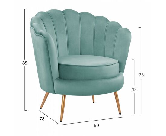 ΠΟΛΥΘΡΟΝΑ COQUILLE ΑΠΟ ΒΕΛΟΥΔΟ ΦΥΣΤΙΚΙ HM8493.07 80x78x85Y εκ. - ΚΑΡΕΚΛΕΣ - ΠΟΛΥΘΡΟΝΕΣ ΕΣ. στο Milonadakis.gr