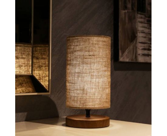 ΦΩΤΙΣΤΙΚΟ ΕΠΙΤΡΑΠΕΖΙΟ ΞΥΛΙΝΟ ΜΕ WICKER ΚΑΦΕ ΜΕ ΜΠΕΖ HM7596.01 24Χ30εκ. - ΕΠΙΤΡΑΠΕΖΙΑ ΦΩΤΙΣΤΙΚΑ στο Milonadakis.gr