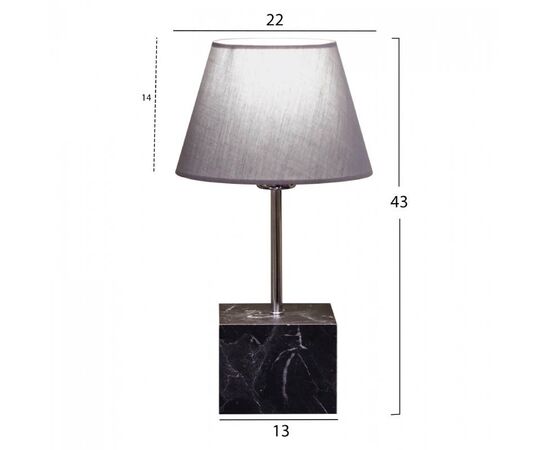 ΦΩΤΙΣΤΙΚΟ ΕΠΙΤΡΑΠΕΖΙΟ HM7594.03 ΓΚΡΙ 13x13x43 εκ. - ΕΠΙΤΡΑΠΕΖΙΑ ΦΩΤΙΣΤΙΚΑ στο Milonadakis.gr