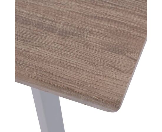 ΤΡΑΠΕΖΙ ΤΡΑΠΕΖΑΡΙΑΣ OFIRA 140X80 SONAMA ΜΕ ΛΕΥΚΑ ΠΟΔΙΑ HM8374.02 - ΤΡΑΠΕΖΙΑ ΚΟΥΖΙΝΑΣ στο Milonadakis.gr