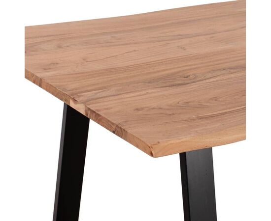 ΤΡΑΠΕΖΙ ΤΡΑΠΕΖΑΡΙΑΣ SOFIA SLIM HM8501.11 ΑΠΟ ΜΑΣΙΦ ΞΥΛΟ ΑΚΑΚΙΑΣ 200x100x77Υ εκ. - ΤΡΑΠΕΖΙΑ ΚΟΥΖΙΝΑΣ στο Milonadakis.gr