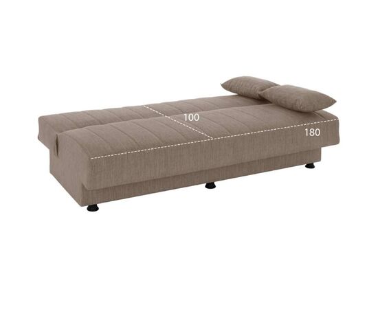 ΚΑΝΑΠΕΣ ΚΡΕΒΑΤΙ ANDRI ΤΡΙΘΕΣΙΟΣ ΜΠΕΖ HM3239.04 180x72x77Υ εκ. - ΚΑΝΑΠΕΔΕΣ-ΣΑΛΟΝΙΑ στο Milonadakis.gr