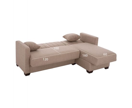 ΚΑΝΑΠΕΣ ΚΡΕΒΑΤΙ GHUFRAN ΓΩΝΙΑ ΑΝΑΣΤΡΕΨΙΜΗ ΜΠΕΖ HM3244.04 200x133x77Yεκ. - ΚΑΝΑΠΕΔΕΣ-ΣΑΛΟΝΙΑ στο Milonadakis.gr