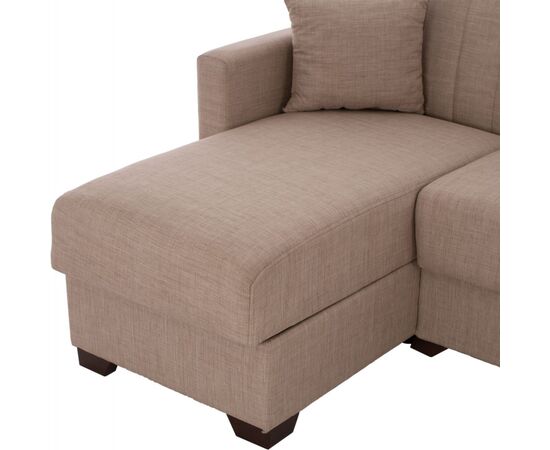 ΚΑΝΑΠΕΣ ΚΡΕΒΑΤΙ GHUFRAN ΓΩΝΙΑ ΑΝΑΣΤΡΕΨΙΜΗ ΜΠΕΖ HM3244.04 200x133x77Yεκ. - ΚΑΝΑΠΕΔΕΣ-ΣΑΛΟΝΙΑ στο Milonadakis.gr