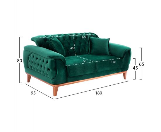 ΚΑΝΑΠΕΣ ΚΡΕΒΑΤΙ BENNINGTON 2ΘΕΣΙΟΣ ΚΥΠΑΡΙΣΣΙ HM3250.13 180x95x80 εκ. - ΚΑΝΑΠΕΔΕΣ-ΣΑΛΟΝΙΑ στο Milonadakis.gr