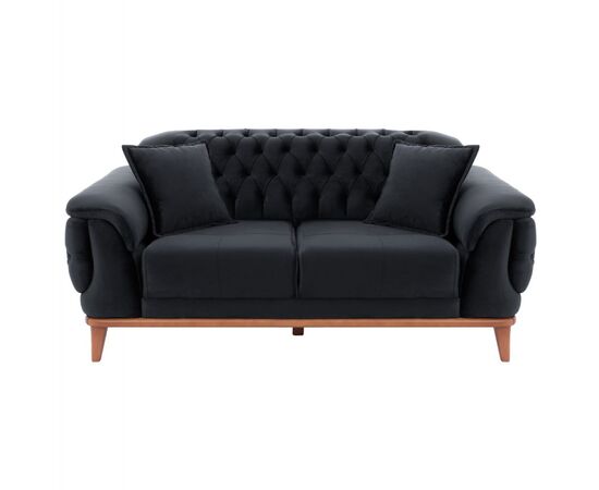 ΚΑΝΑΠΕΣ ΚΡΕΒΑΤΙ BENNINGTON 2ΘΕΣΙΟΣ ΜΑΥΡΟΣ HM3250.01 180x95x80 εκ. - ΚΑΝΑΠΕΔΕΣ-ΣΑΛΟΝΙΑ στο Milonadakis.gr