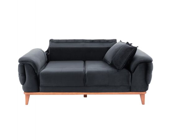 ΚΑΝΑΠΕΣ ΚΡΕΒΑΤΙ BENNINGTON 2ΘΕΣΙΟΣ ΜΑΥΡΟΣ HM3250.01 180x95x80 εκ. - ΚΑΝΑΠΕΔΕΣ-ΣΑΛΟΝΙΑ στο Milonadakis.gr