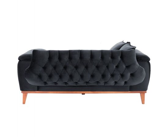 ΚΑΝΑΠΕΣ ΚΡΕΒΑΤΙ BENNINGTON 2ΘΕΣΙΟΣ ΜΑΥΡΟΣ HM3250.01 180x95x80 εκ. - ΚΑΝΑΠΕΔΕΣ-ΣΑΛΟΝΙΑ στο Milonadakis.gr