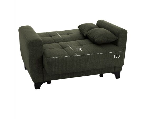 ΚΑΝΑΠΕΣ ΚΡΕΒΑΤΙ HEMA ΔΙΘΕΣΙΟΣ ΨΗΛΗ ΠΛΑΤΗ DARK OLIVE HM3243.05 160x84x88 εκ. - ΚΑΝΑΠΕΔΕΣ-ΣΑΛΟΝΙΑ στο Milonadakis.gr