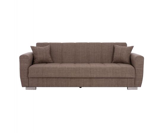 ΚΑΝΑΠΕΣ ΚΡΕΒΑΤΙ POLYA ΤΡΙΘΕΣΙΟΣ ΚΑΦΕ HM3240.02 215x80x77 εκ. - ΚΑΝΑΠΕΔΕΣ-ΣΑΛΟΝΙΑ στο Milonadakis.gr