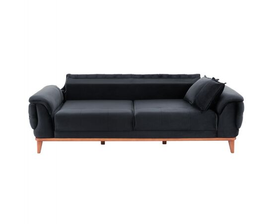 ΚΑΝΑΠΕΣ ΚΡΕΒΑΤΙ BENNINGTON ΤΡΙΘΕΣΙΟΣ ΜΑΥΡΟΣ HM3249.01 240x95x80 εκ. - ΚΑΝΑΠΕΔΕΣ-ΣΑΛΟΝΙΑ στο Milonadakis.gr