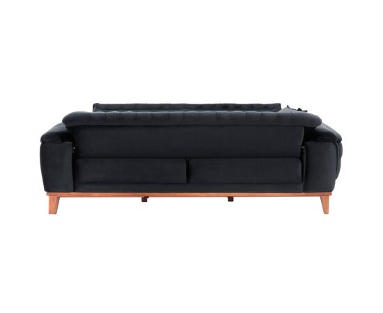 ΚΑΝΑΠΕΣ ΚΡΕΒΑΤΙ BENNINGTON ΤΡΙΘΕΣΙΟΣ ΜΑΥΡΟΣ HM3249.01 240x95x80 εκ. - ΚΑΝΑΠΕΔΕΣ-ΣΑΛΟΝΙΑ στο Milonadakis.gr