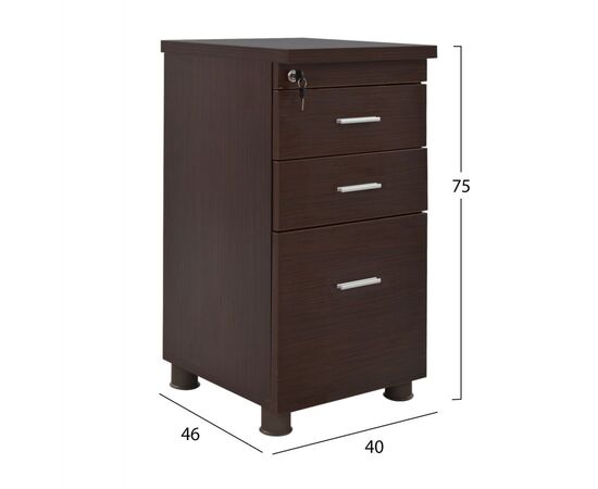 ΣΕΤ ΓΡΑΦΕΙΟΥ 3ΤΜΧ ΣΕ ΧΡΩΜΑ WENGE HM10203.02L - ΓΡΑΦΕΙΑ στο Milonadakis.gr