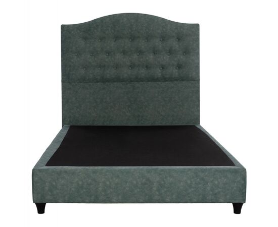 ΚΡΕΒΑΤΙ MALENA ΑΠΟ ΠΡΑΣΙΝΟ ΥΦΑΣΜΑ τύπου NUBUCK, HM647.27 ΓΙΑ ΣΤΡΩΜΑ 120x200 εκ. - ΚΡΕΒΑΤΙΑ στο Milonadakis.gr