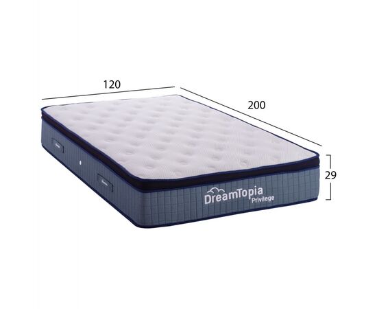 ΣΤΡΩΜΑ DREAMTOPIA, σειρά PRIVILEGE HM660.120 POCKET SPRING ΜΕ ΑΝΩΣΤΡΩΜΑ 120X200x29Υεκ. - POCKET SPRING ΜΕ ΕΠΙΣΤΡΩΜΑ στο Milonadakis.gr