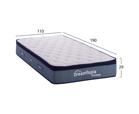 ΣΤΡΩΜΑ DREAMTOPIA, σειρά PRIVILEGE HM660.110 POCKET SPRING ΜΕ ΑΝΩΣΤΡΩΜΑ 110X190x29Υεκ. - POCKET SPRING ΜΕ ΕΠΙΣΤΡΩΜΑ στο Milonadakis.gr