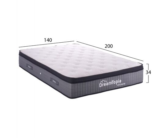ΣΤΡΩΜΑ DREAMTOPIA, σειρά ULTIMATE HM661.140 POCKET SPRING ΜΕ ΑΝΩΣΤΡΩΜΑ 140X200x34Yεκ. - POCKET SPRING ΜΕ MEMORY FOAM στο Milonadakis.gr